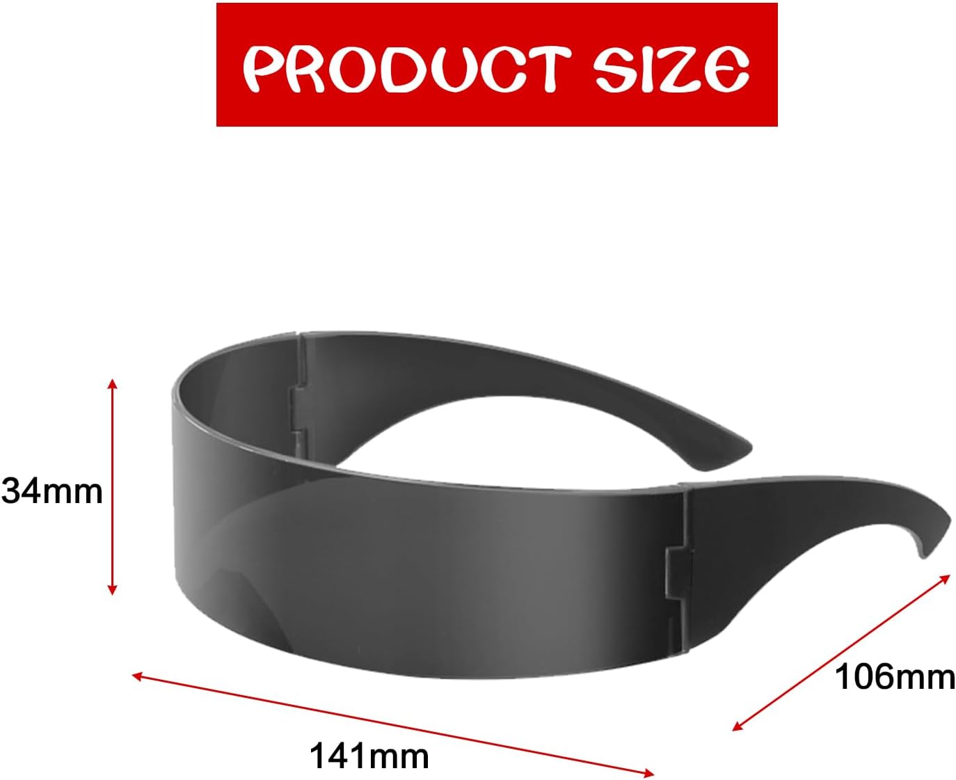 12 pcs 80s Cyber Visor Sunglasses,Futuristic Cyclops Cyberpunk Visor Sunglasses,Punk Future Style Cosplay,Future Costume Futuristic Wrap Visor Sun Glasses for Men Women - Image 2