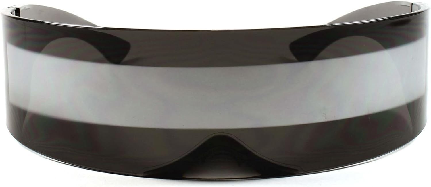 Anime Cosplay Robot Party Costume Futuristic Novelty Lens Sun Glasses - Image 2