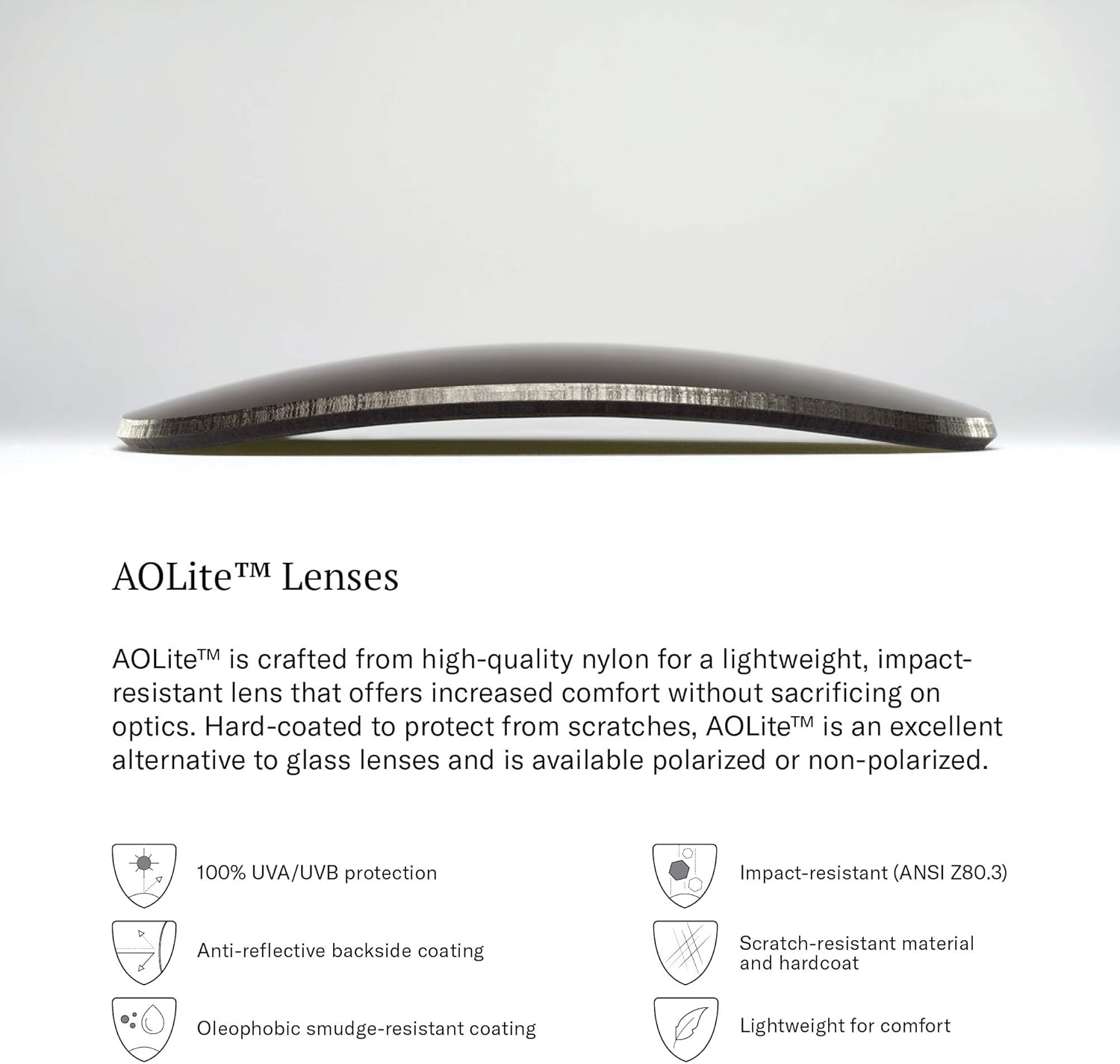 AO Oxford Sunglasses - AOLite Nylon Lenses - Polarized - Image 6