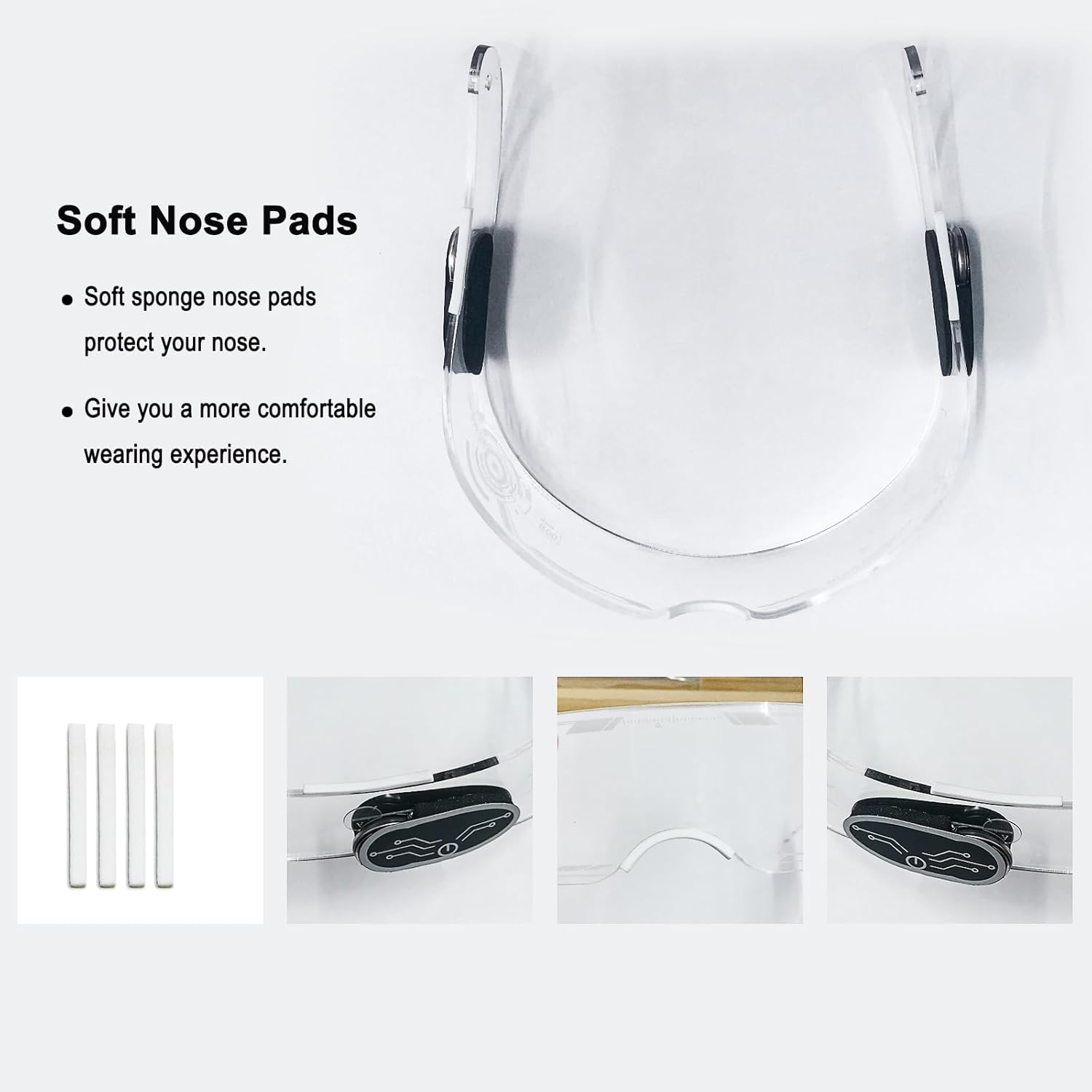 Fency LED Light Up Glasses, LED Visor, Luminous, Cyberpunk Futuristic Cosplay Glasses for Adults - Image 8
