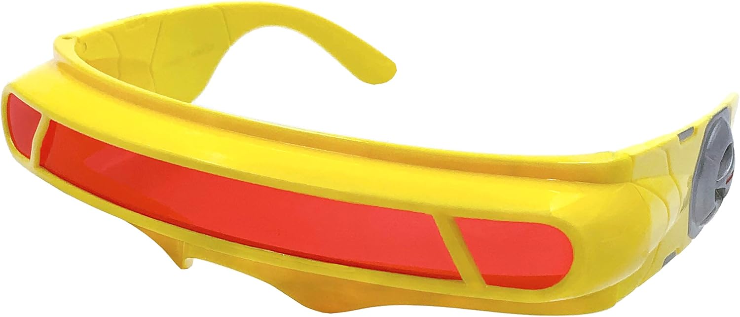 grinderPUNCH Futuristic Space Alien Costume Sunglasses Cyclops Shield Party Mirror Mono Lens - Image 8