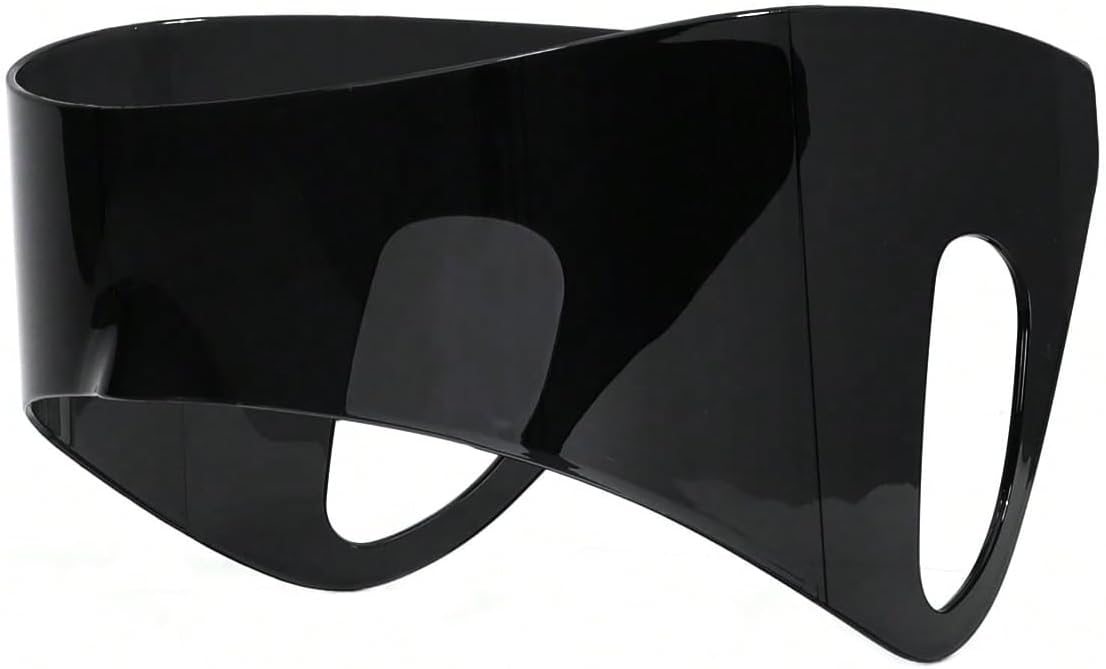 GUVIVI Futuristic Sunglasses for Men Women Oversized Wrap Around Shield Fashion Chic Mask Plastic Sun Glasses Shades - Image 5