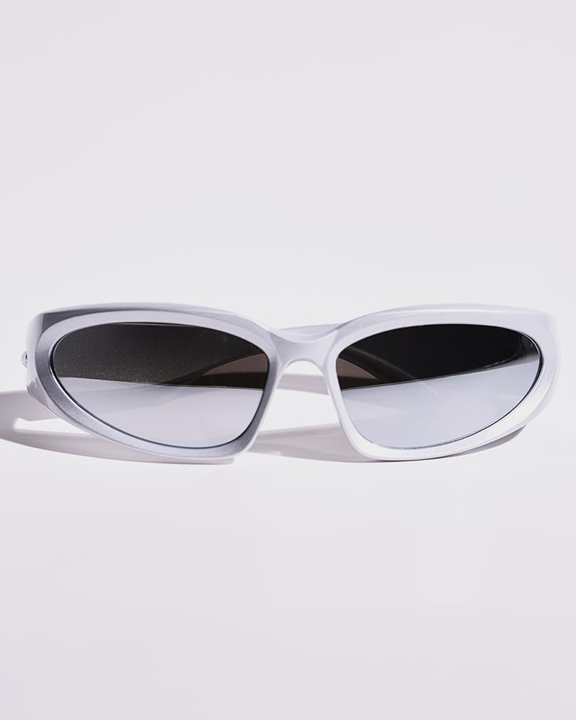 Hero and Villain Y2K Wrap Around Retro Fashion Sunglasses Aesthetic Eyewear Sports Vintage Trendy Shades Accessory Men Women - Image 3