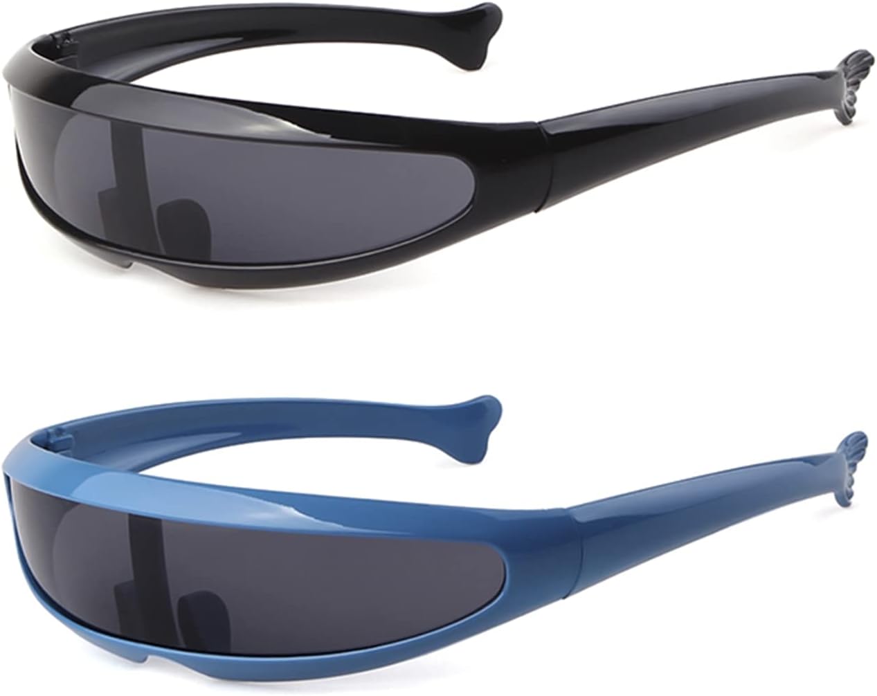 KFPH Futuristic Narrow Sunglasses Robot Space Rave Futuristic Glasses Personality Cosplay Cyclops Cool Glasses - Image 11
