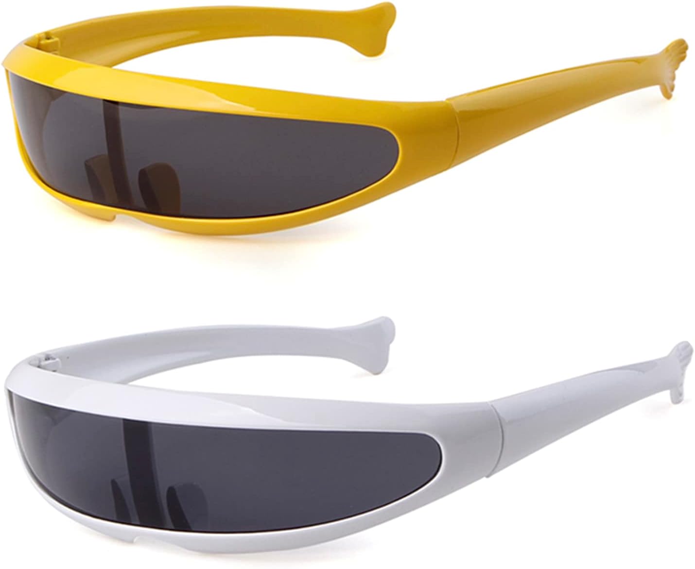 KFPH Futuristic Narrow Sunglasses Robot Space Rave Futuristic Glasses Personality Cosplay Cyclops Cool Glasses - Image 10
