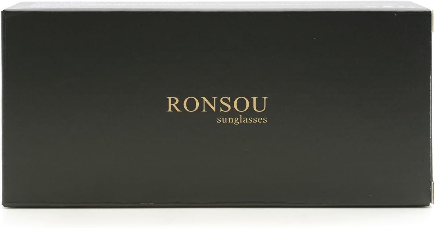 RONSOU Steampunk Style Round Vintage Polarized Sunglasses Retro Eyewear UV400 Protection Matel Frame - Image 10