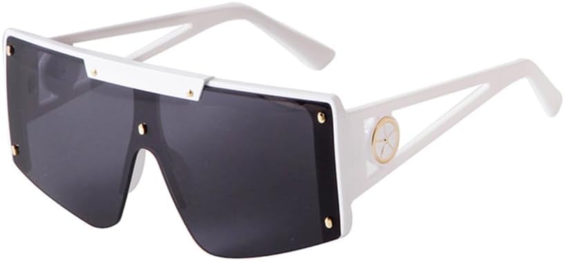 VFDHN One Piece Oversized Sunglasses Women Men Retro Futuristic Large Sun Glasses - Image 9