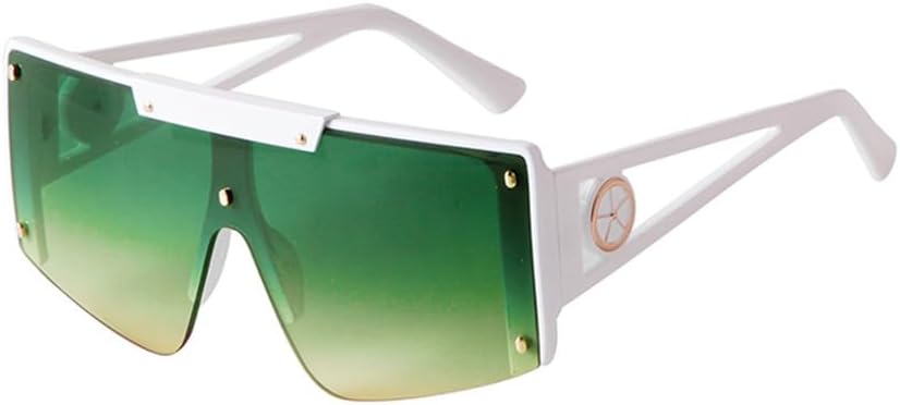 VFDHN One Piece Oversized Sunglasses Women Men Retro Futuristic Large Sun Glasses - Image 7