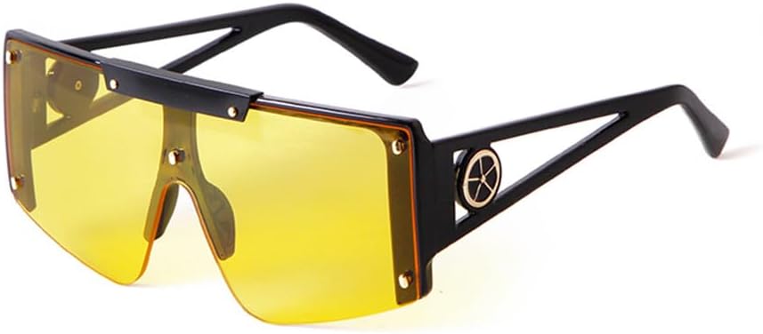 VFDHN One Piece Oversized Sunglasses Women Men Retro Futuristic Large Sun Glasses - Image 8