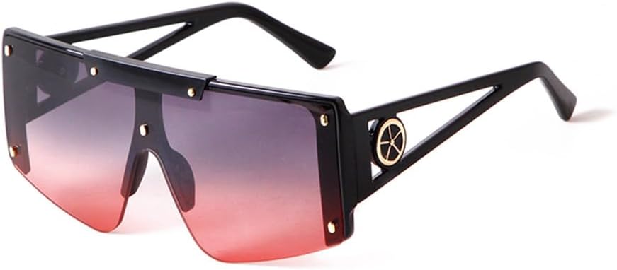 VFDHN One Piece Oversized Sunglasses Women Men Retro Futuristic Large Sun Glasses